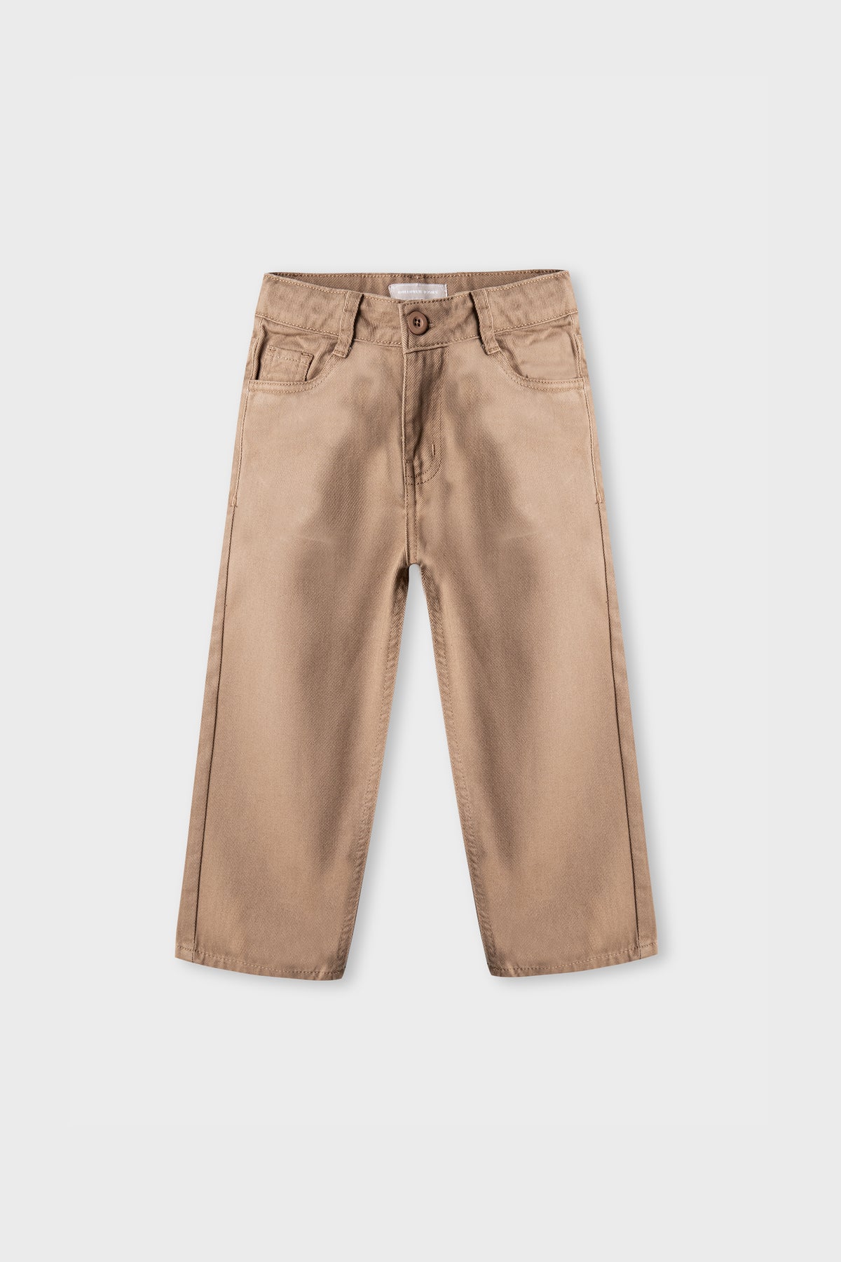 Boys Classic Coffee Straight Fit Pants