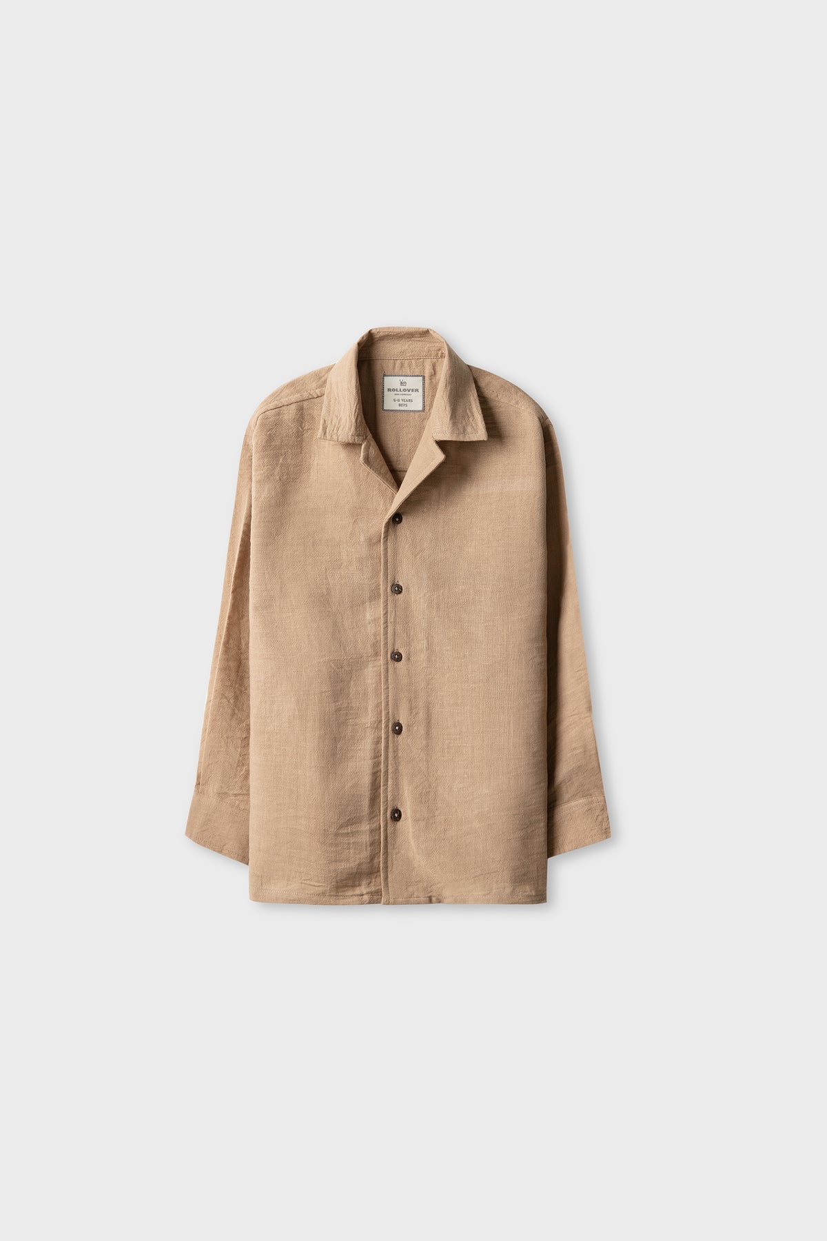 Boys Timeless Brown Dobby Shirt