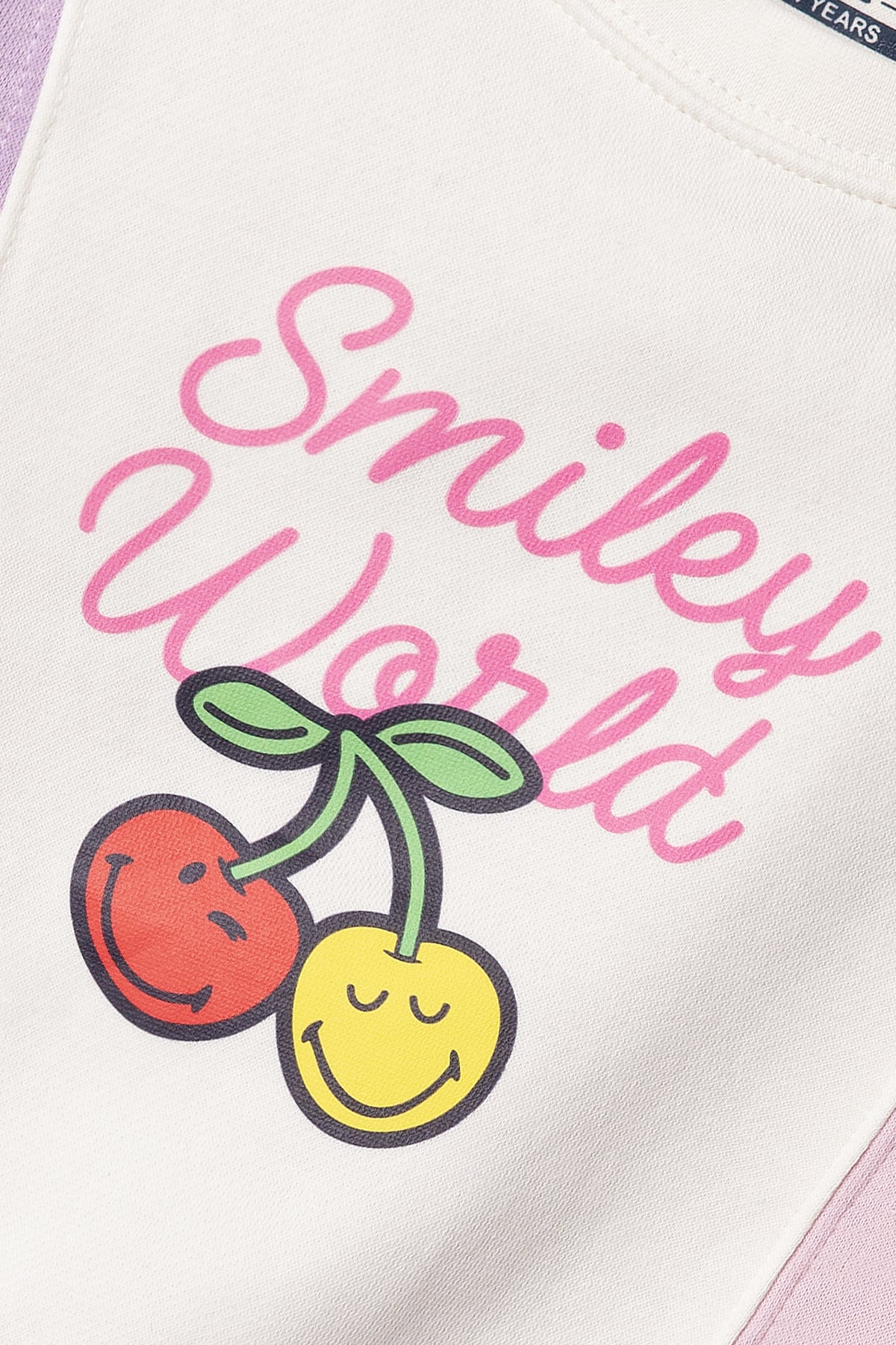 Girls Pastel Cherry Drop Sweatshirt
