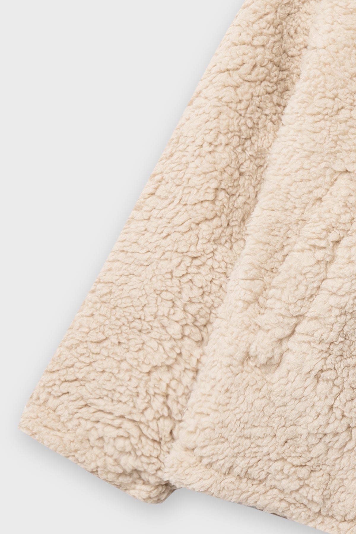 Boys Sandstone Sherpa Beige Jacket
