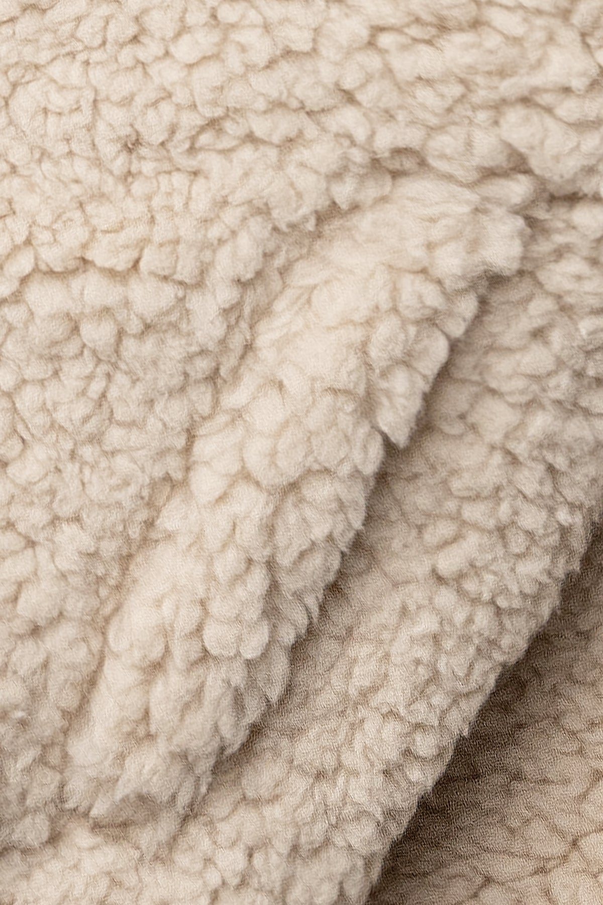 Boys Sandstone Sherpa Beige Jacket