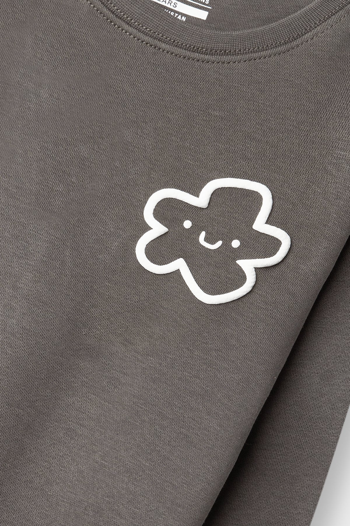 Girls Kind Bloom Charcoal Fleece Sweatshirt