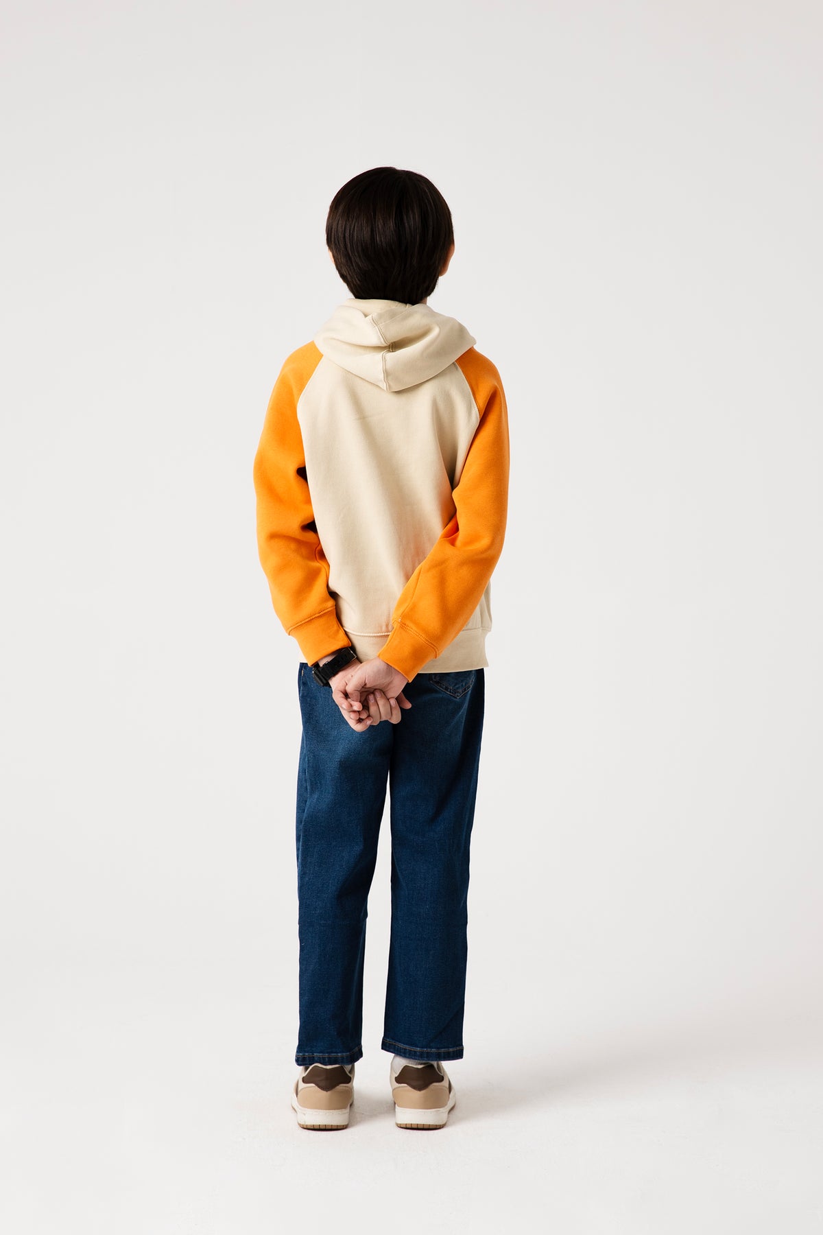 Boys Rustline Contrast Fleece Hood