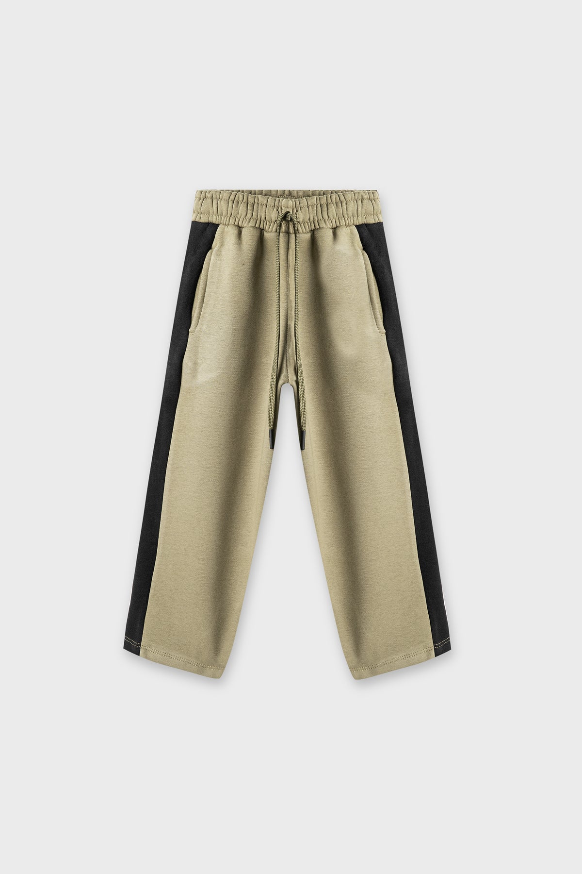 Boys Olive Edge Fleece Trousers