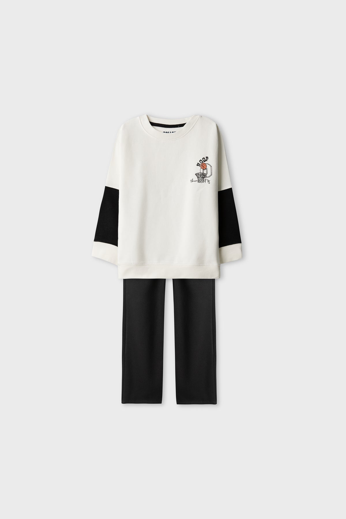 Boys Monochrome Sports Fleece Co-ord Set