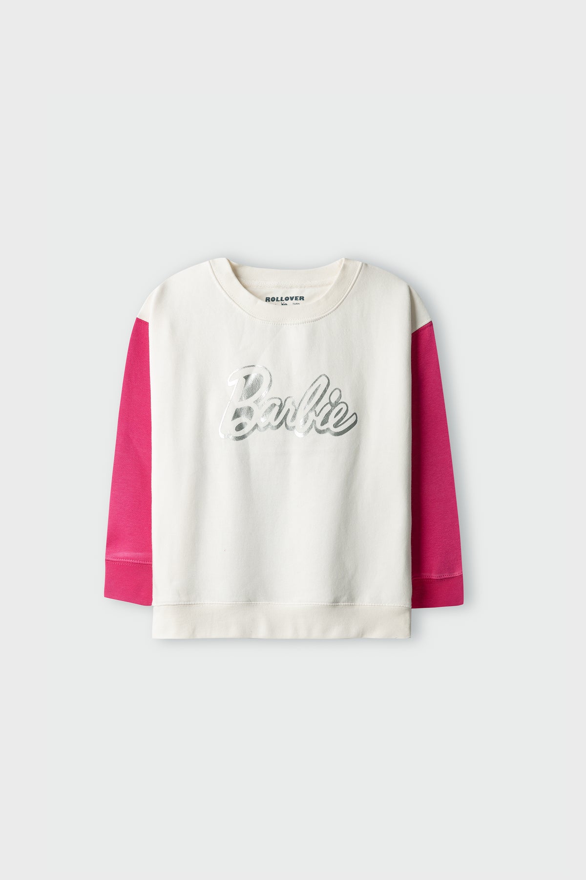 Girls Barbie Oversized Fleece Sweatshirt