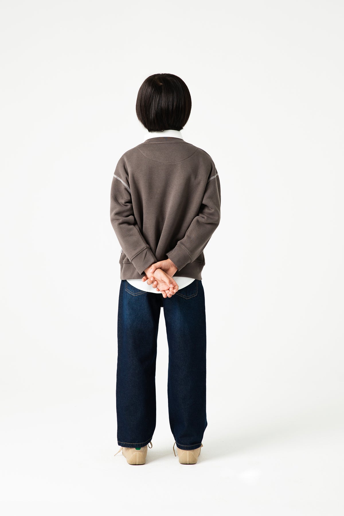 Boys Charcoal Signature Fleece Sweatshirt