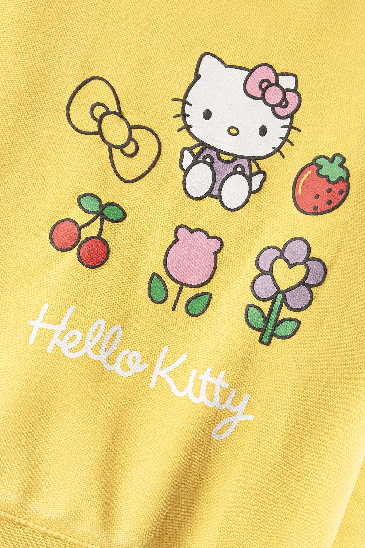 Girls Sunny Kitty Fleece Sweatshirt