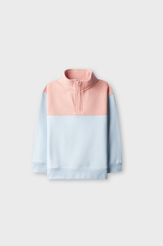 Girls Peach Breeze Cropped Fleece Hood