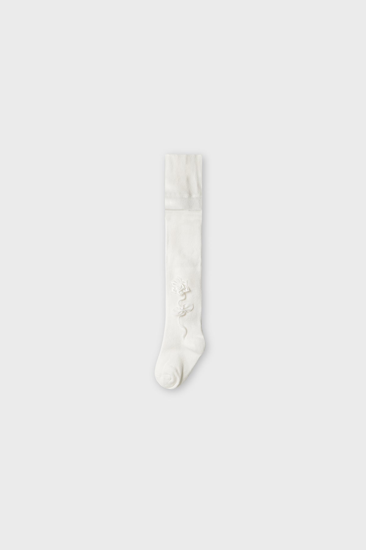 Ivory Bloom Cotton Leggings