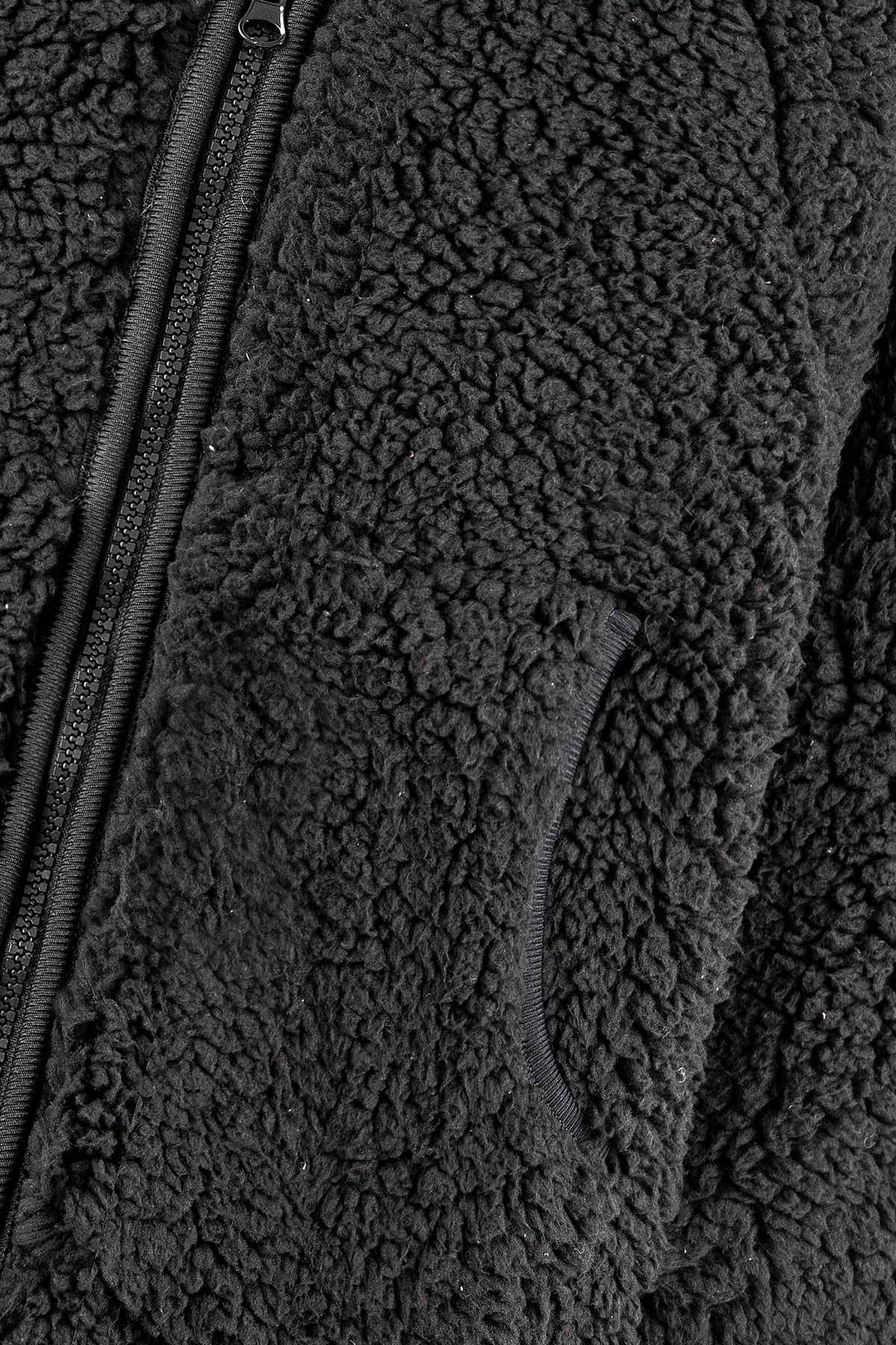Black Alpine Sherpa Unisex Jacket