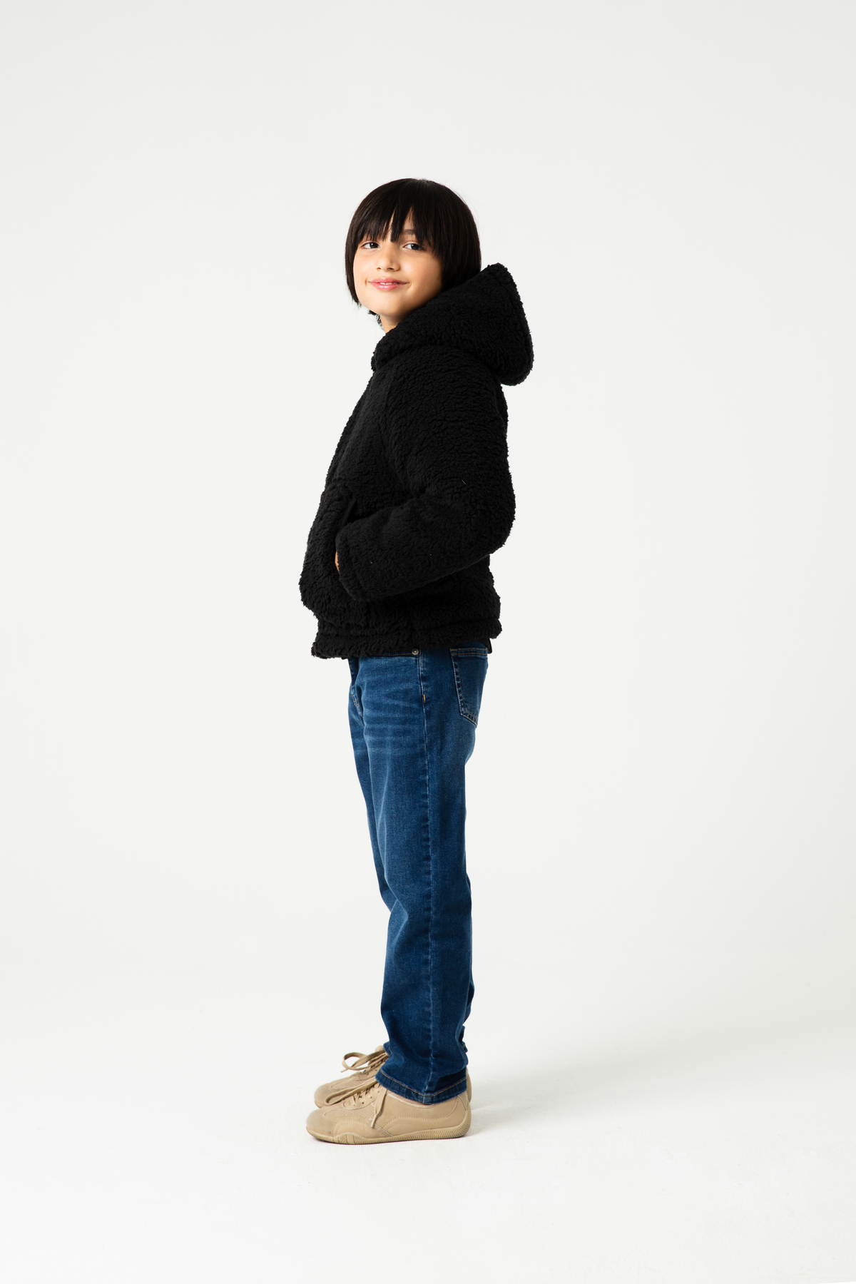 Black Alpine Sherpa Unisex Jacket