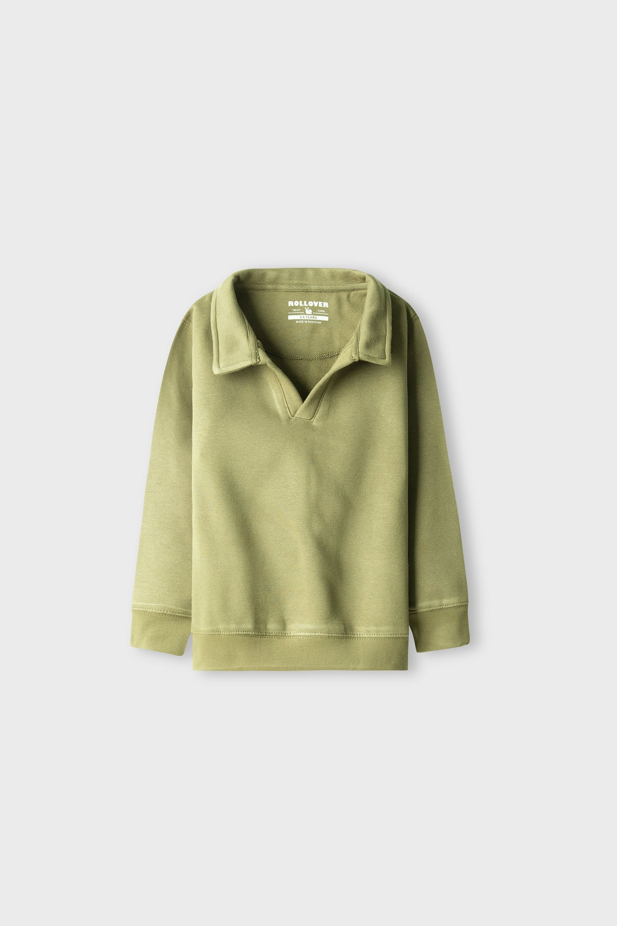 Boys Olive Essential Fleece Sweatshirt