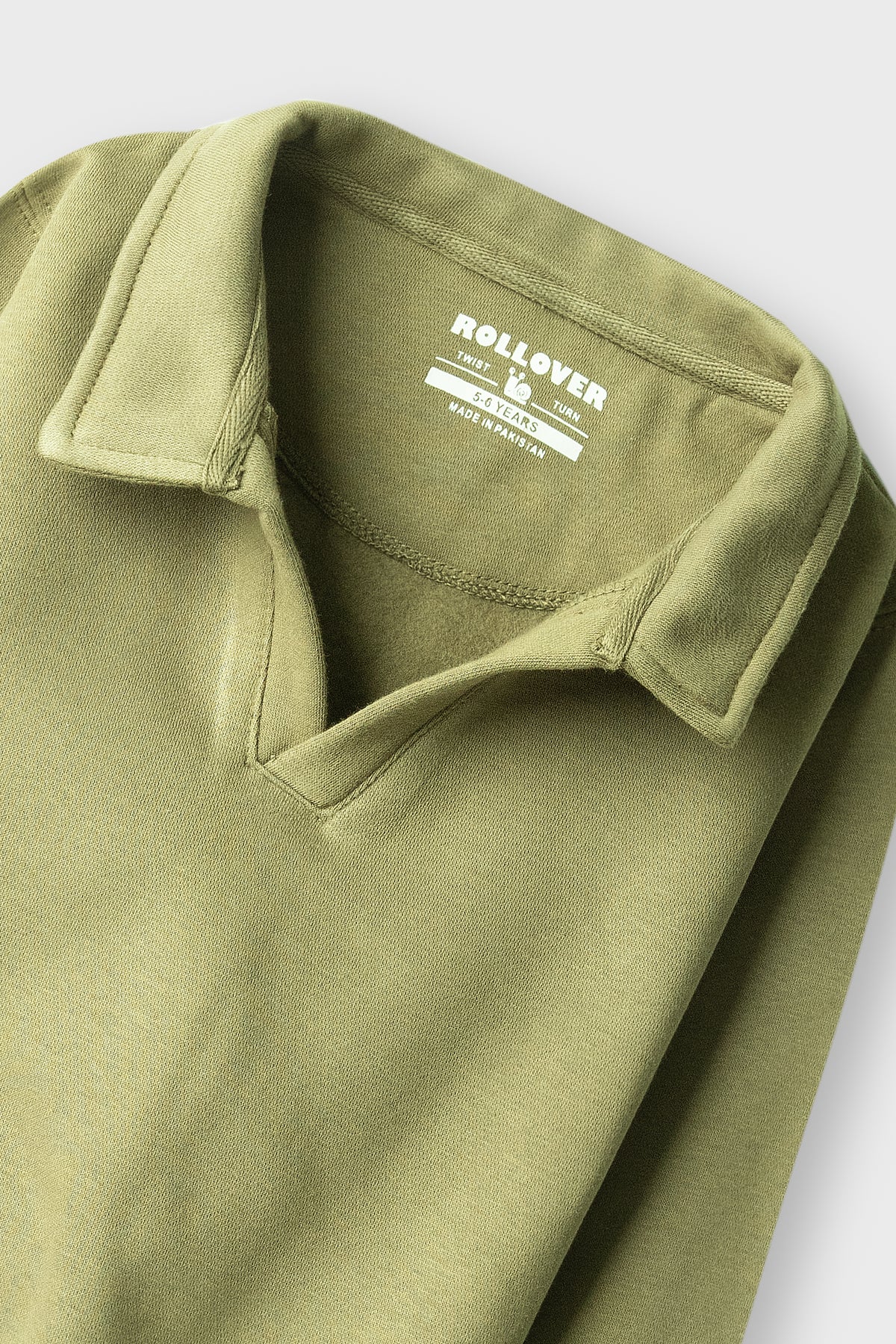 Boys Olive Essential Fleece Sweatshirt