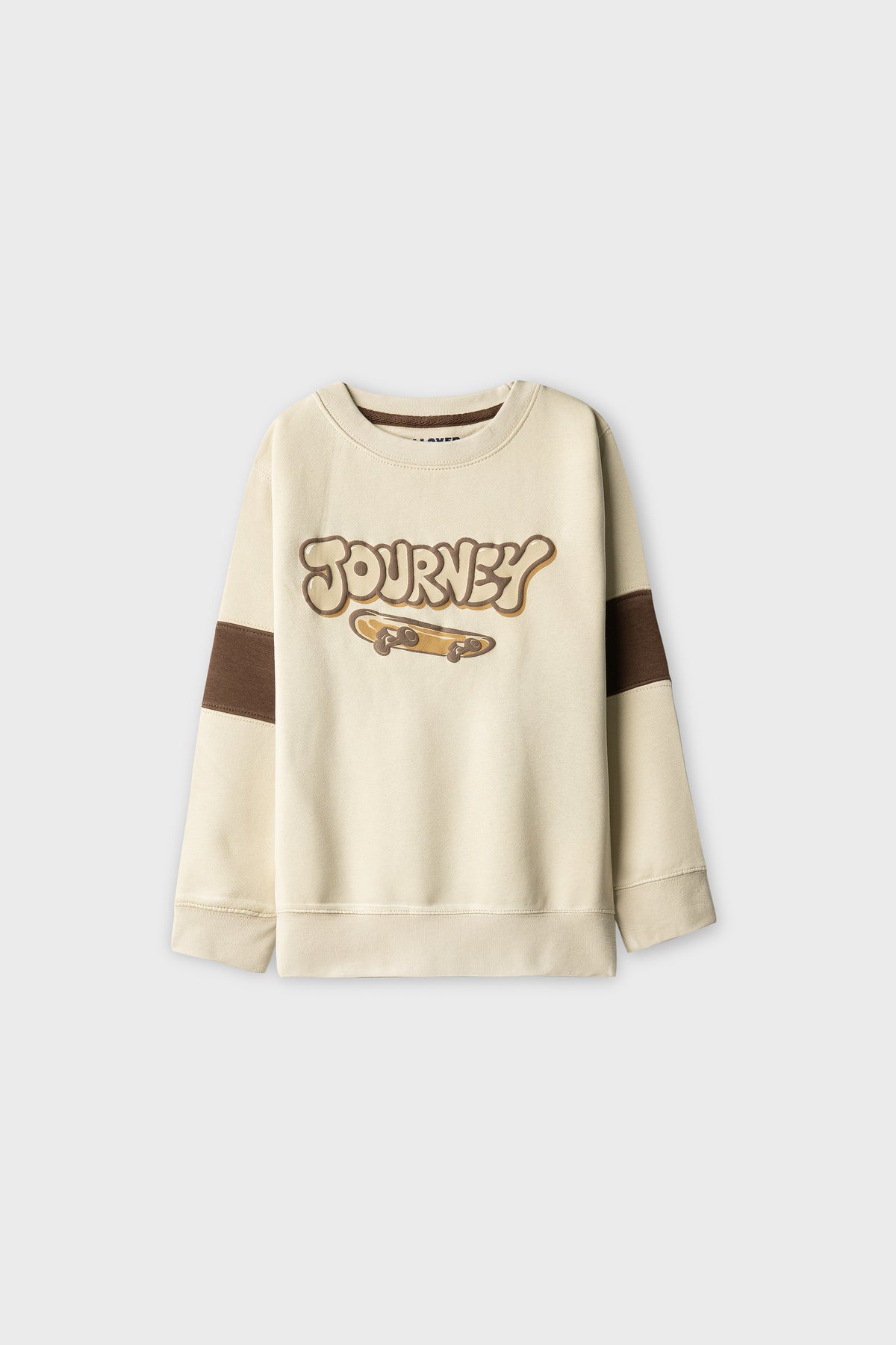 Boys Cocoa Panel Fleece Sweatshirt