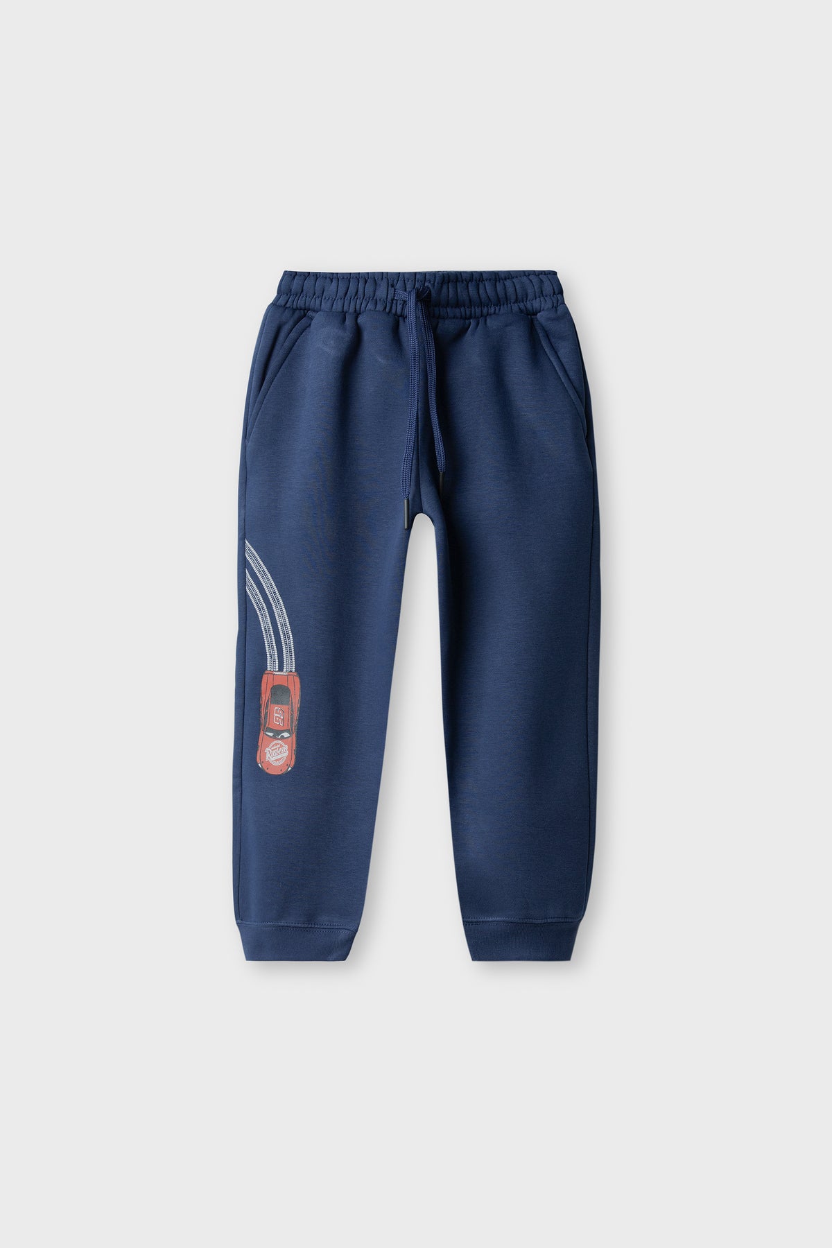 Boys Navy Trackside Fleece Joggers