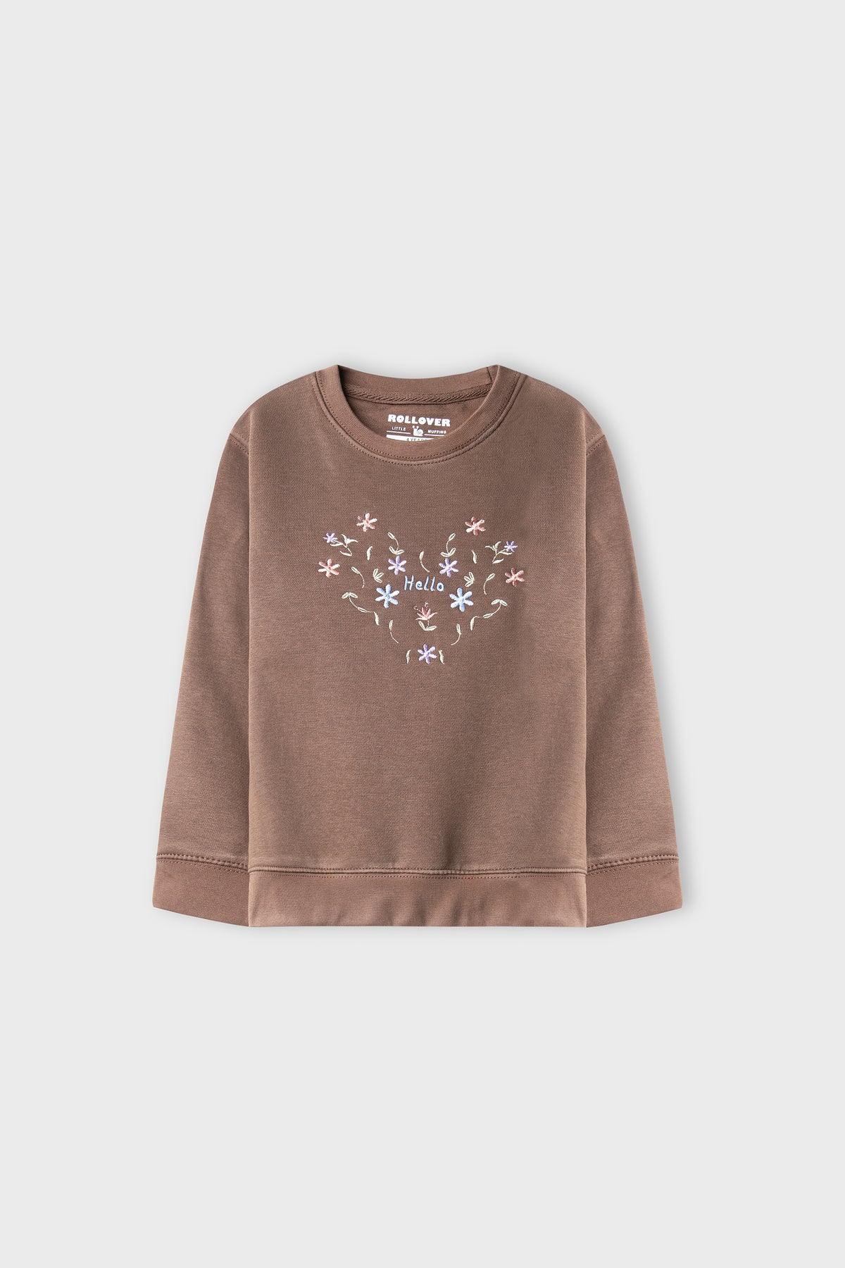 Girls Cocoa Bloom Fleece Sweatshirt