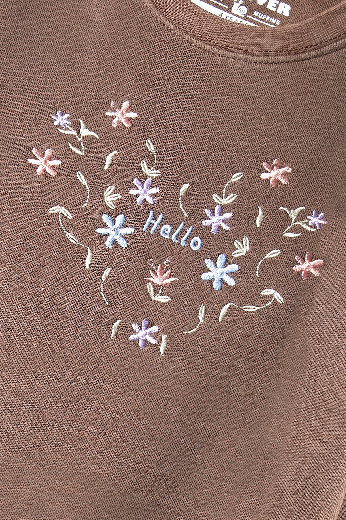 Girls Cocoa Bloom Fleece Sweatshirt