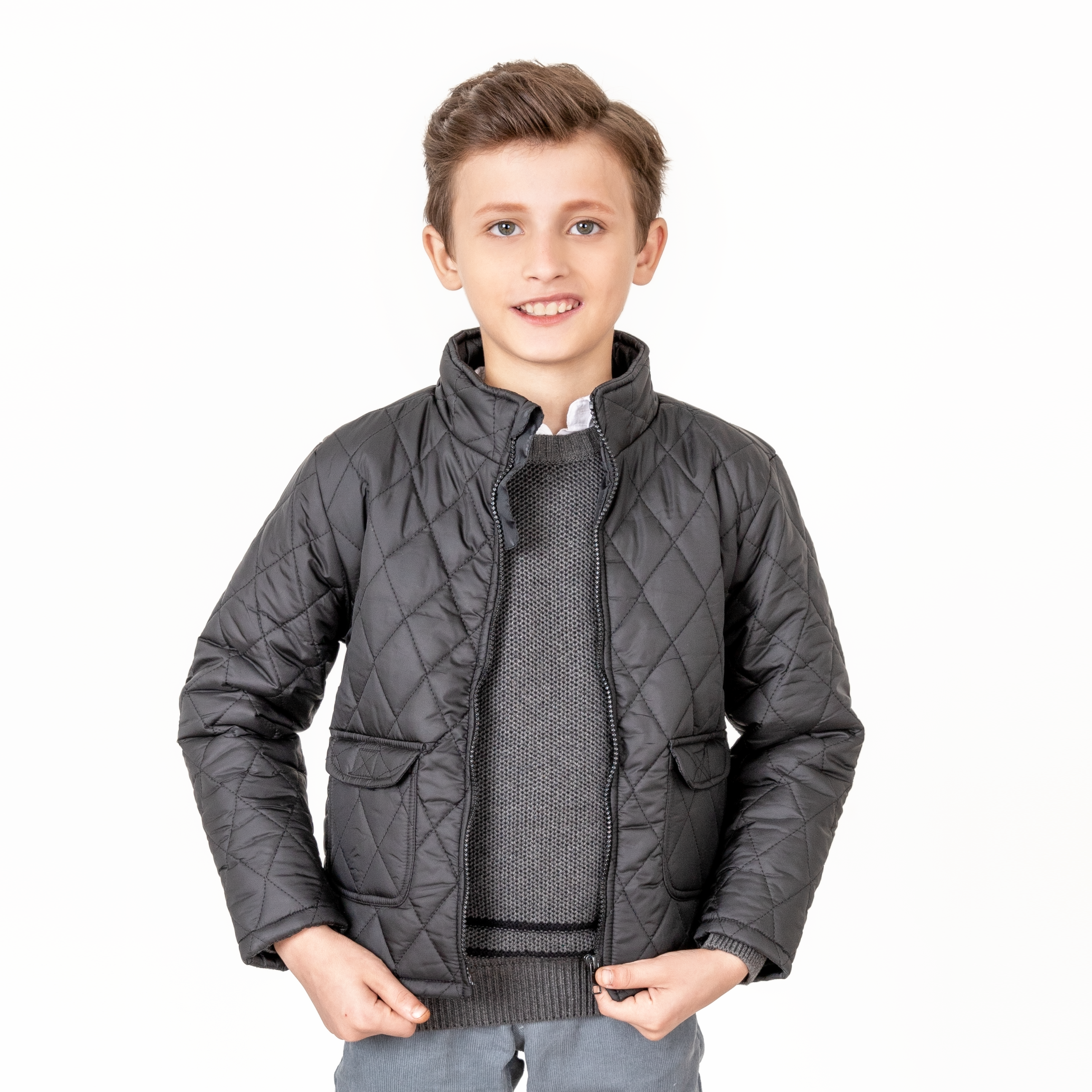 Black Quilted Jacket