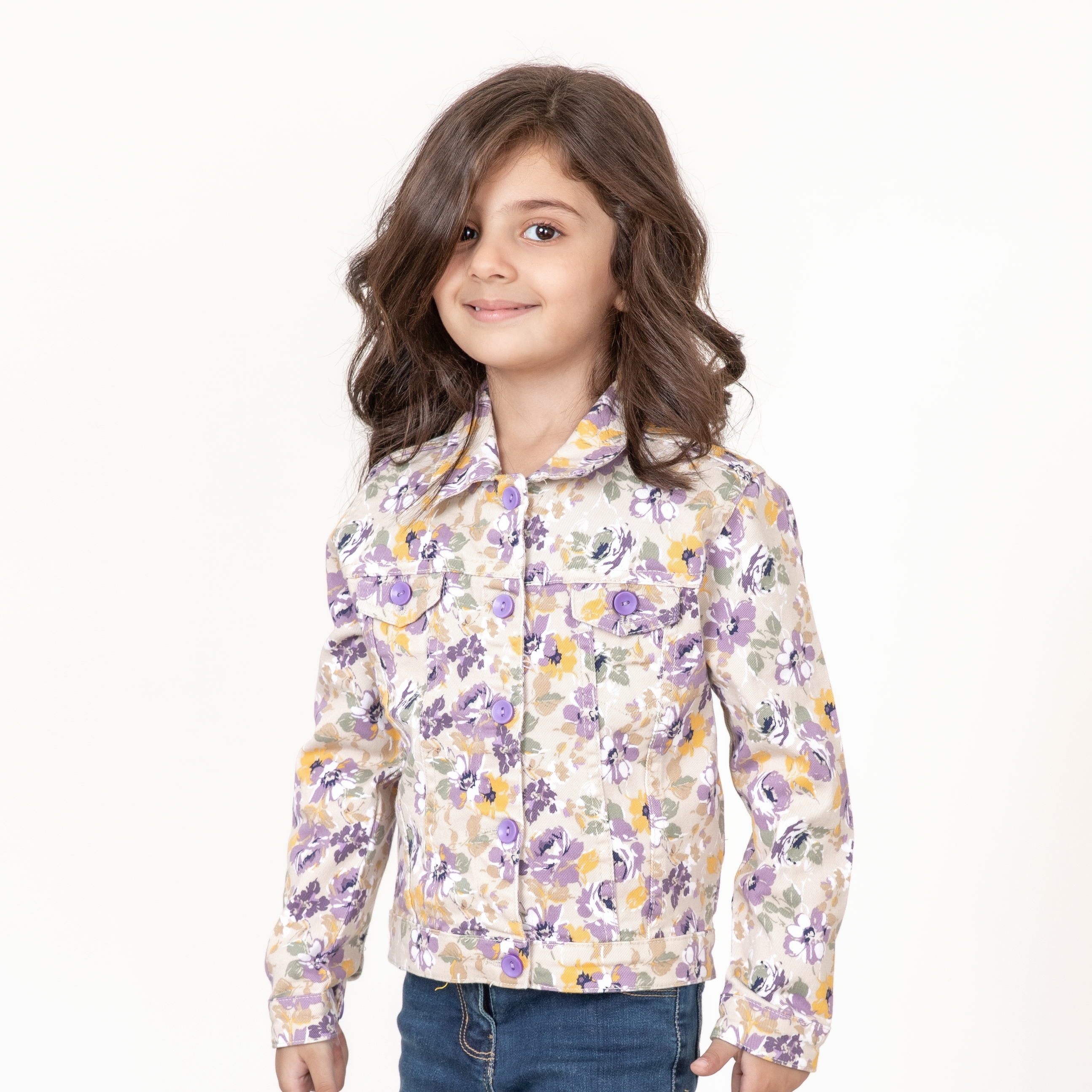 Lilac Floral Jacket