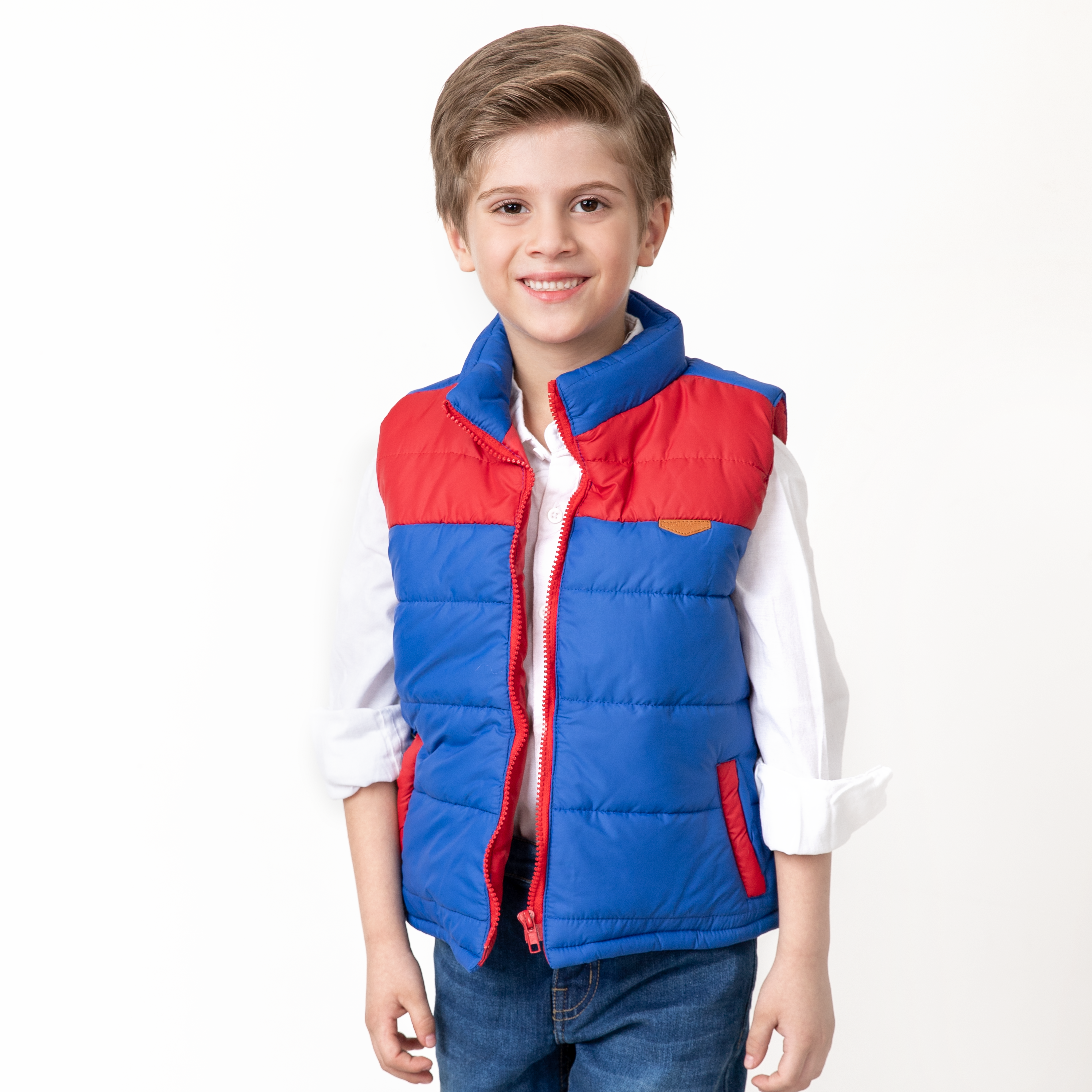 Sleeveless Boys Puffer Rollover Kids Company