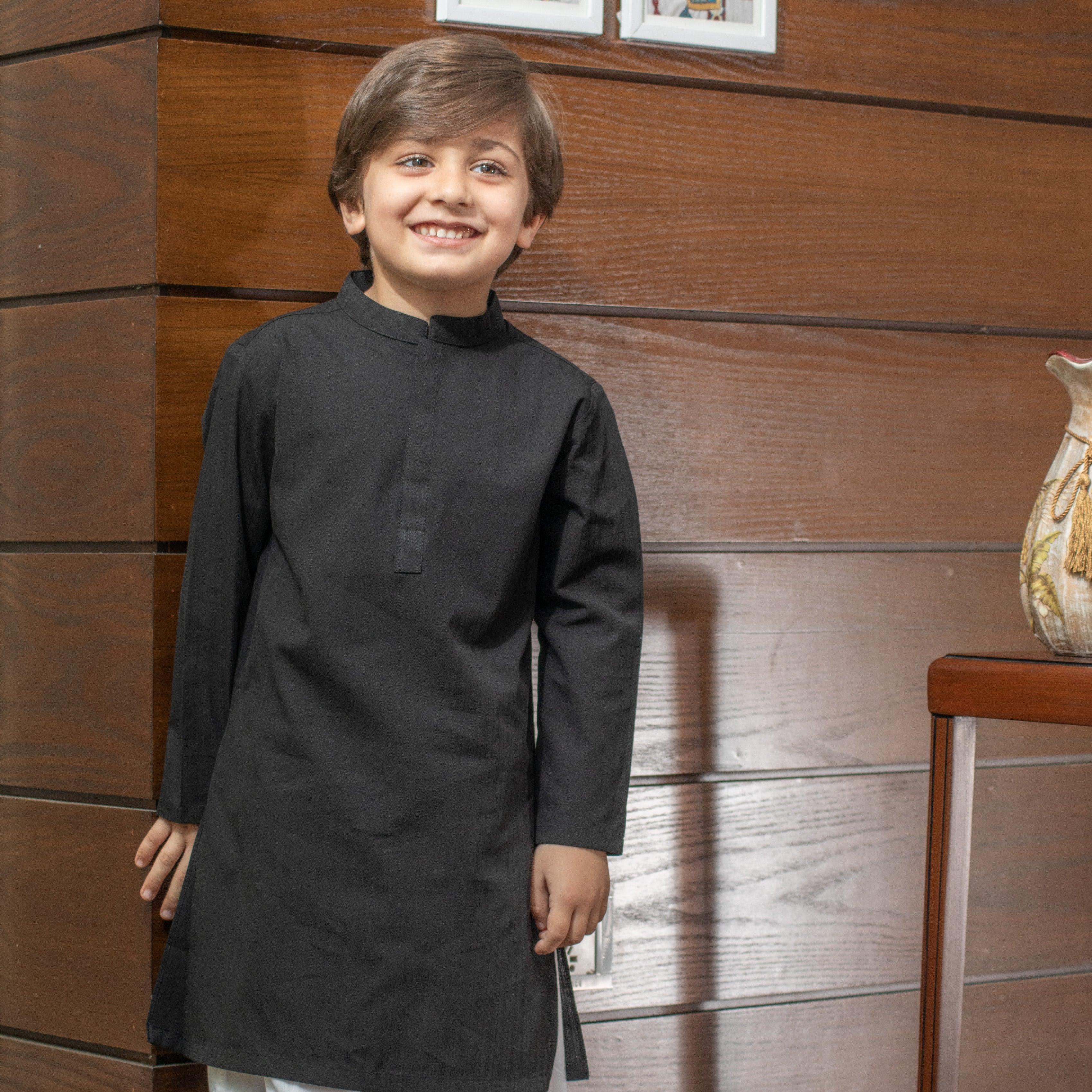 Jade Black Kurta