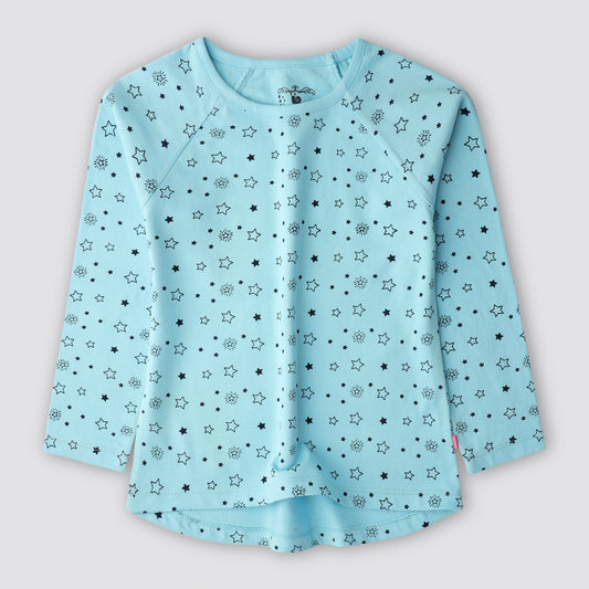 Girls Blue Star Shirt