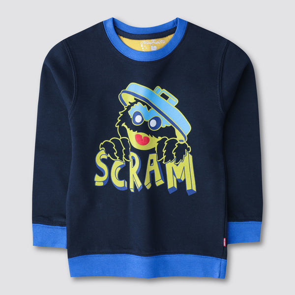 Navy Boys Terry Sweatshirt