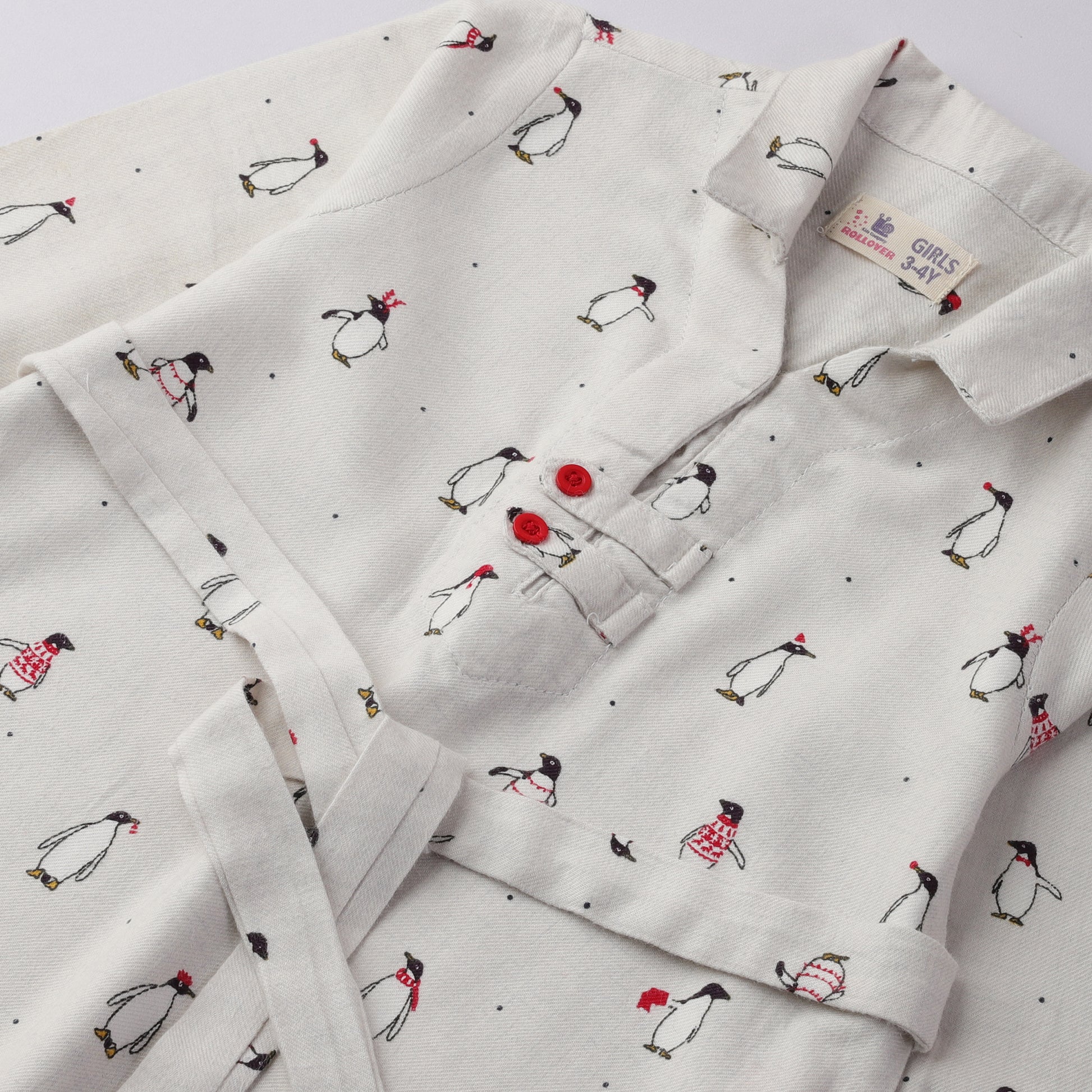 Penguins Girls Woven Top-1