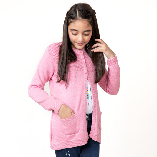 Pink Girls Sweater