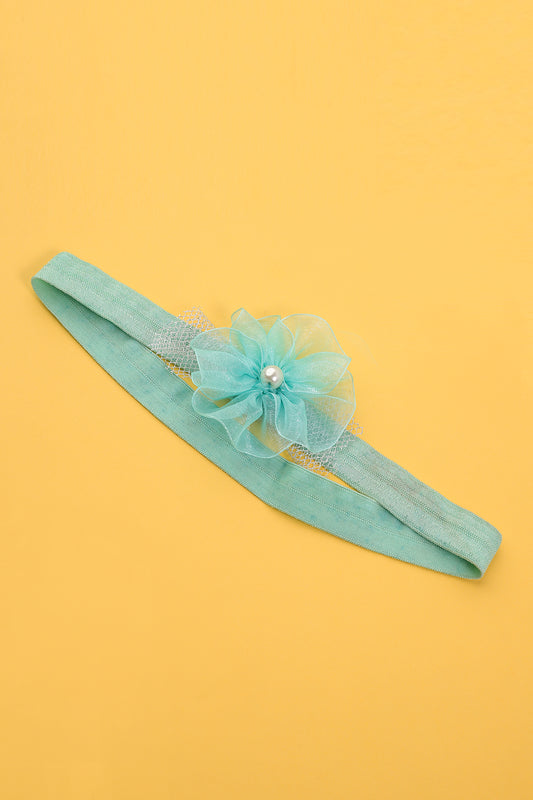 Turquoise Flower Headband