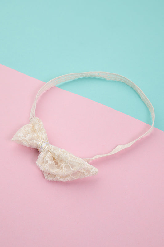 Off-White Lace Headband