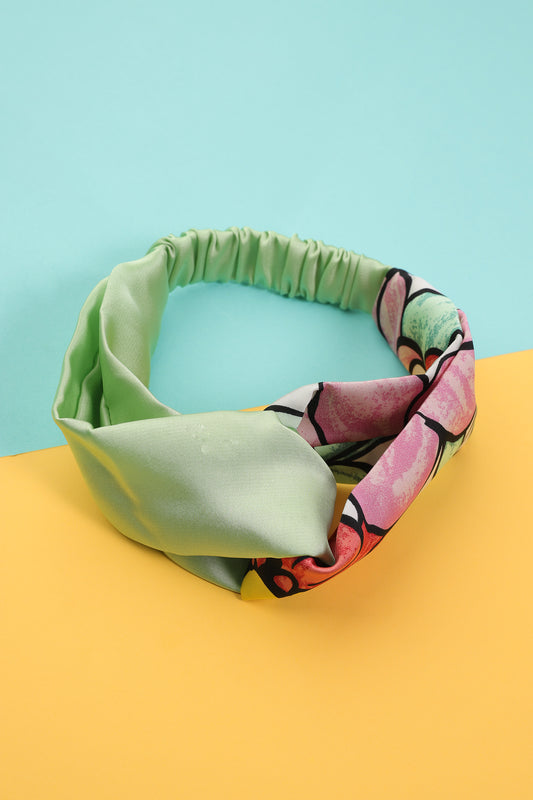 Pistachio Silk Headband