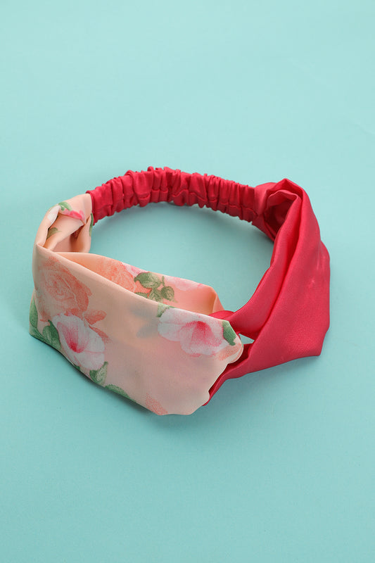 Pink Silk Headband