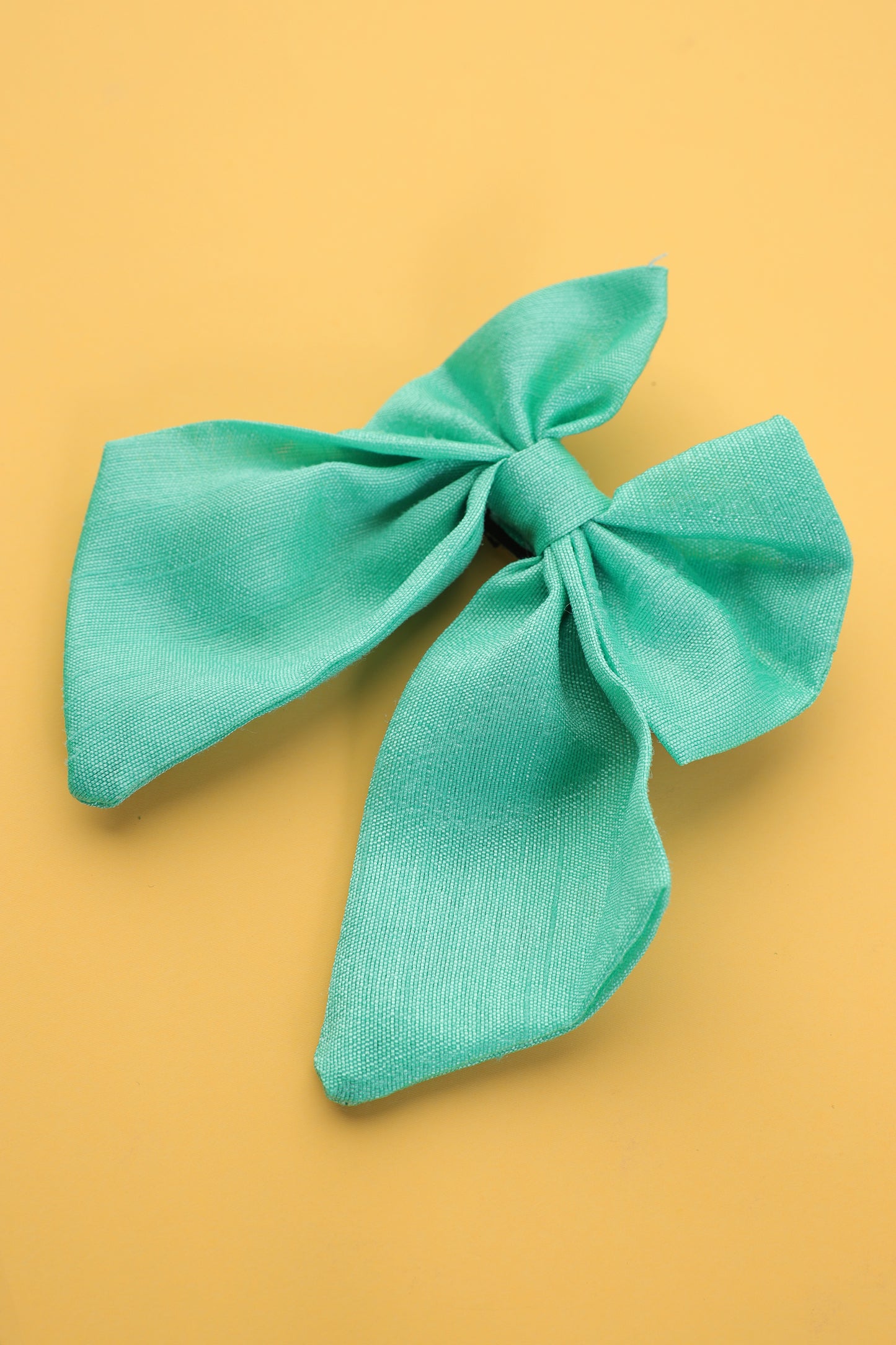 Turquoise Bow Hair Clip