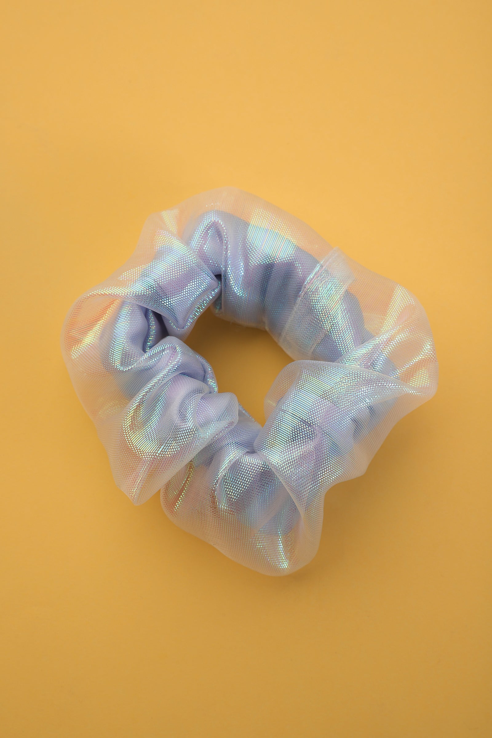 Ice Blue Shining Scrunchie