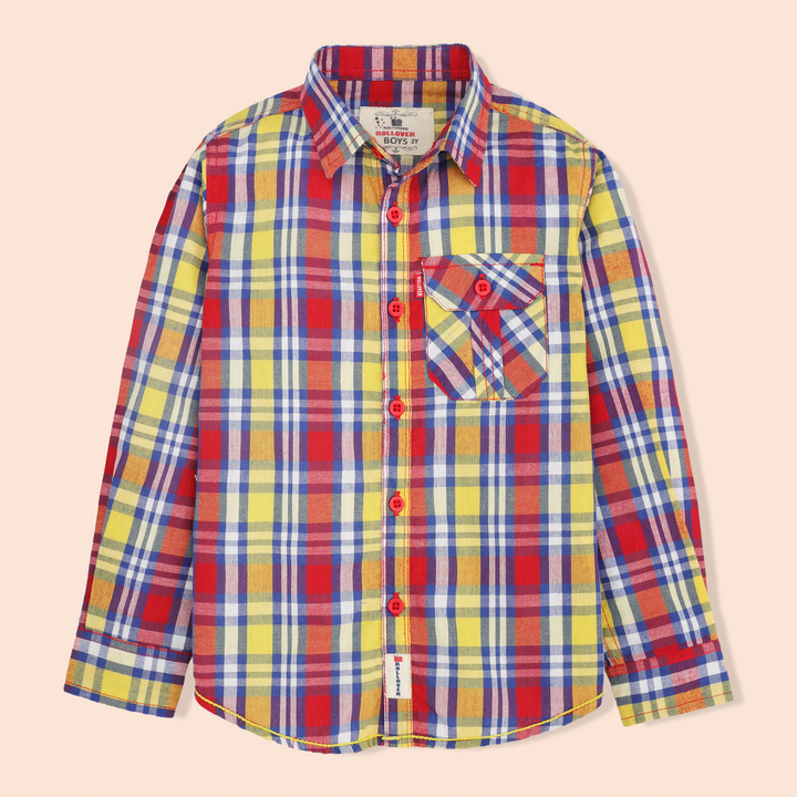 Yellow Check Shirt