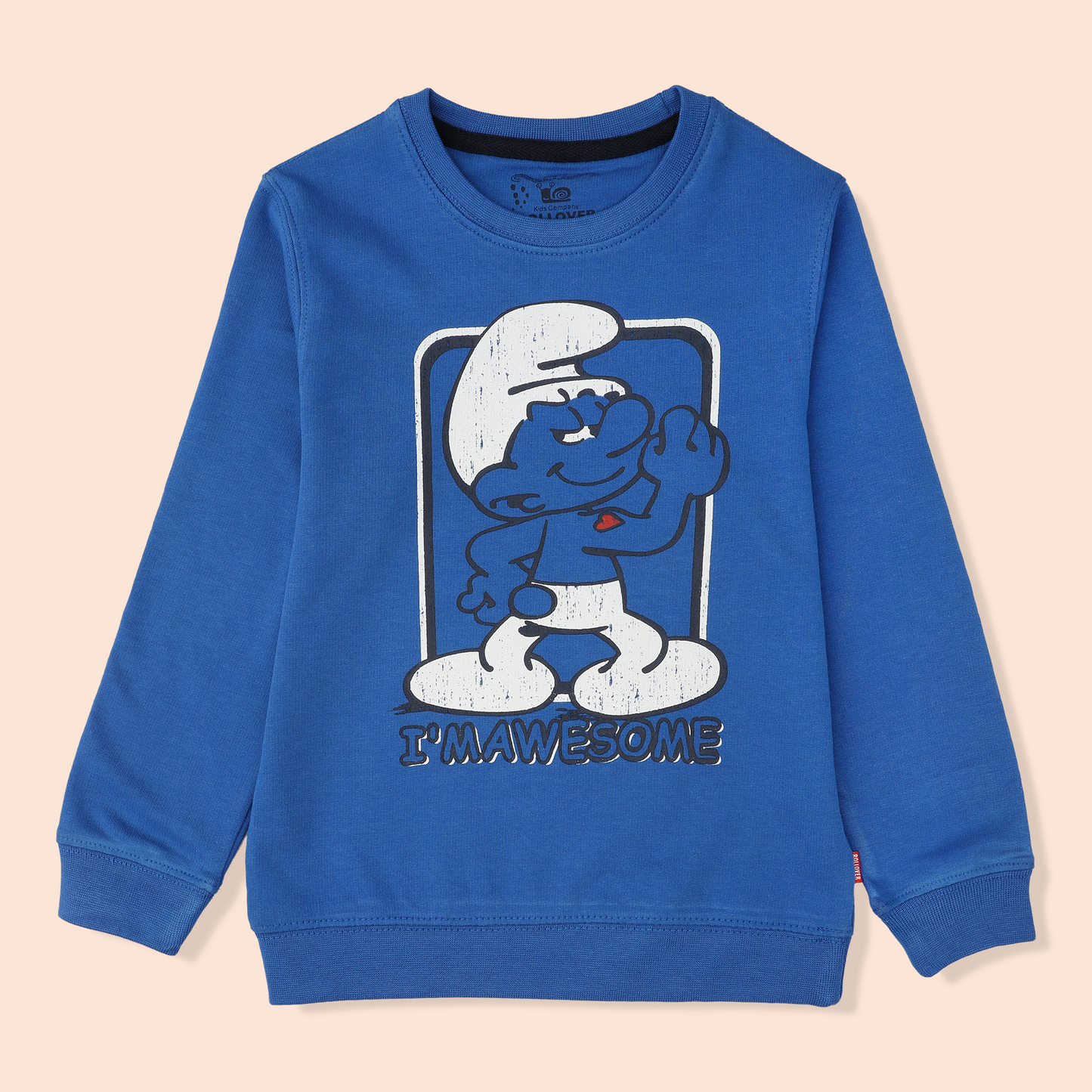 Awesome Smurf  Jersey Sweatshirt