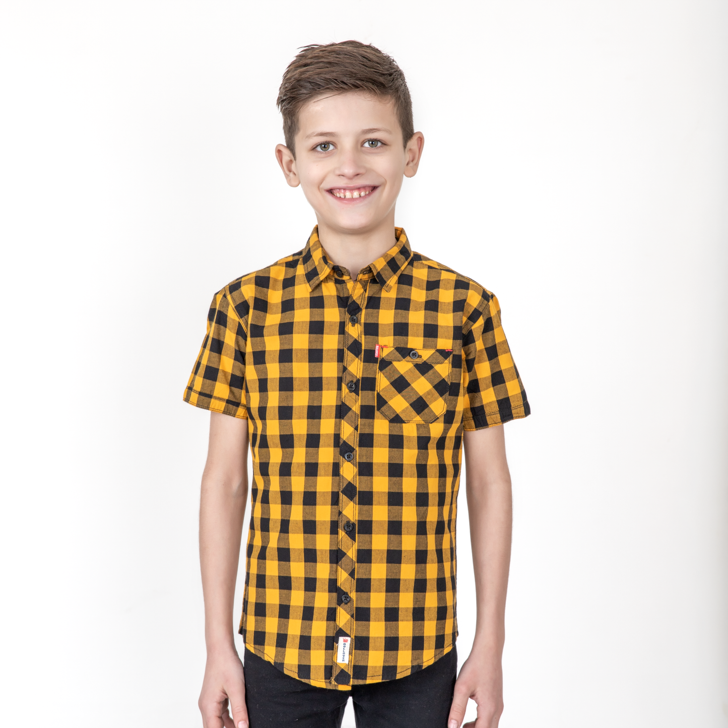 Mustard-Chess Shirt