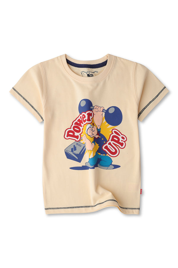 Boy's Power-up Popeye Tee