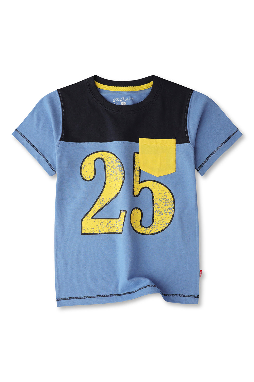 Boys Number 25 Panelled T-shirt
