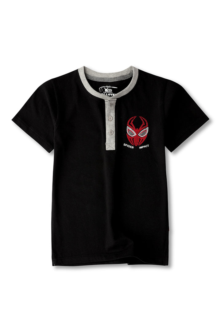 Boys Spider Impact Black Tee