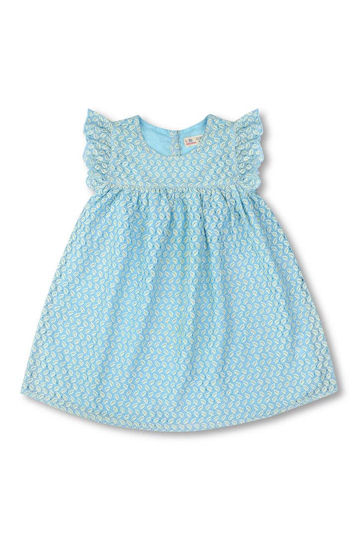 Girls All-over Net Frock