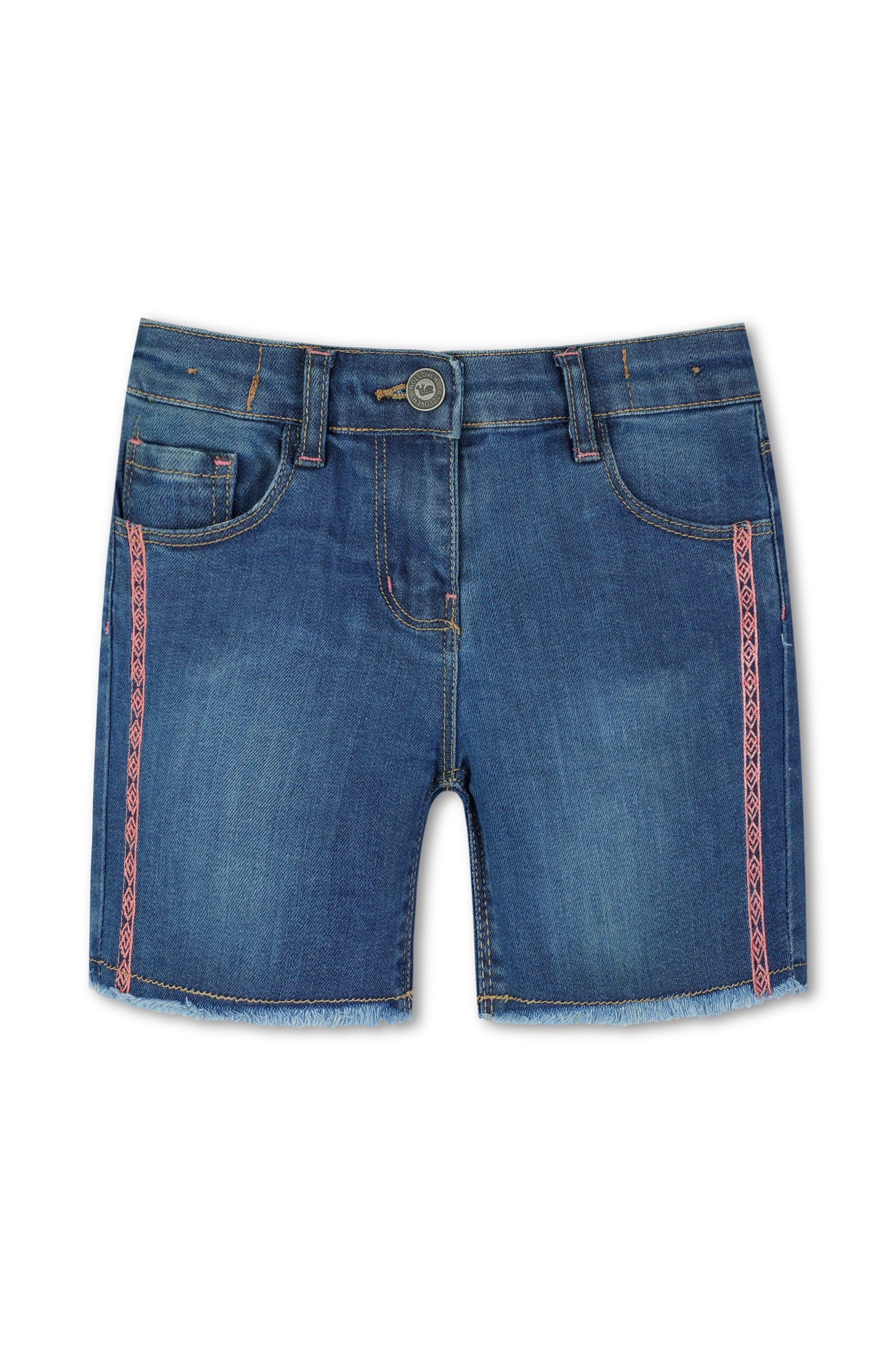 Medium Blue Denim Shorts - Girls