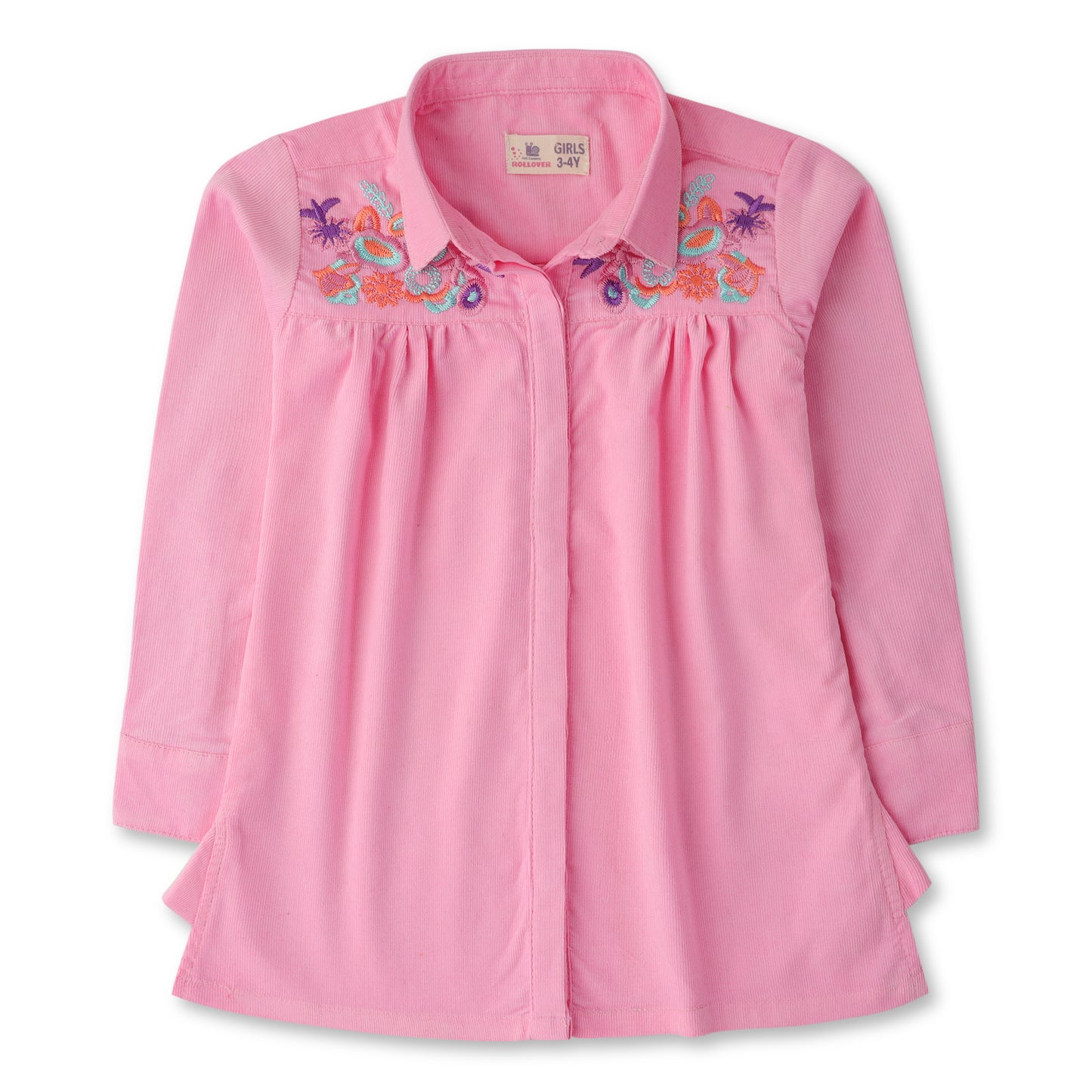 Pink Embroidered Top