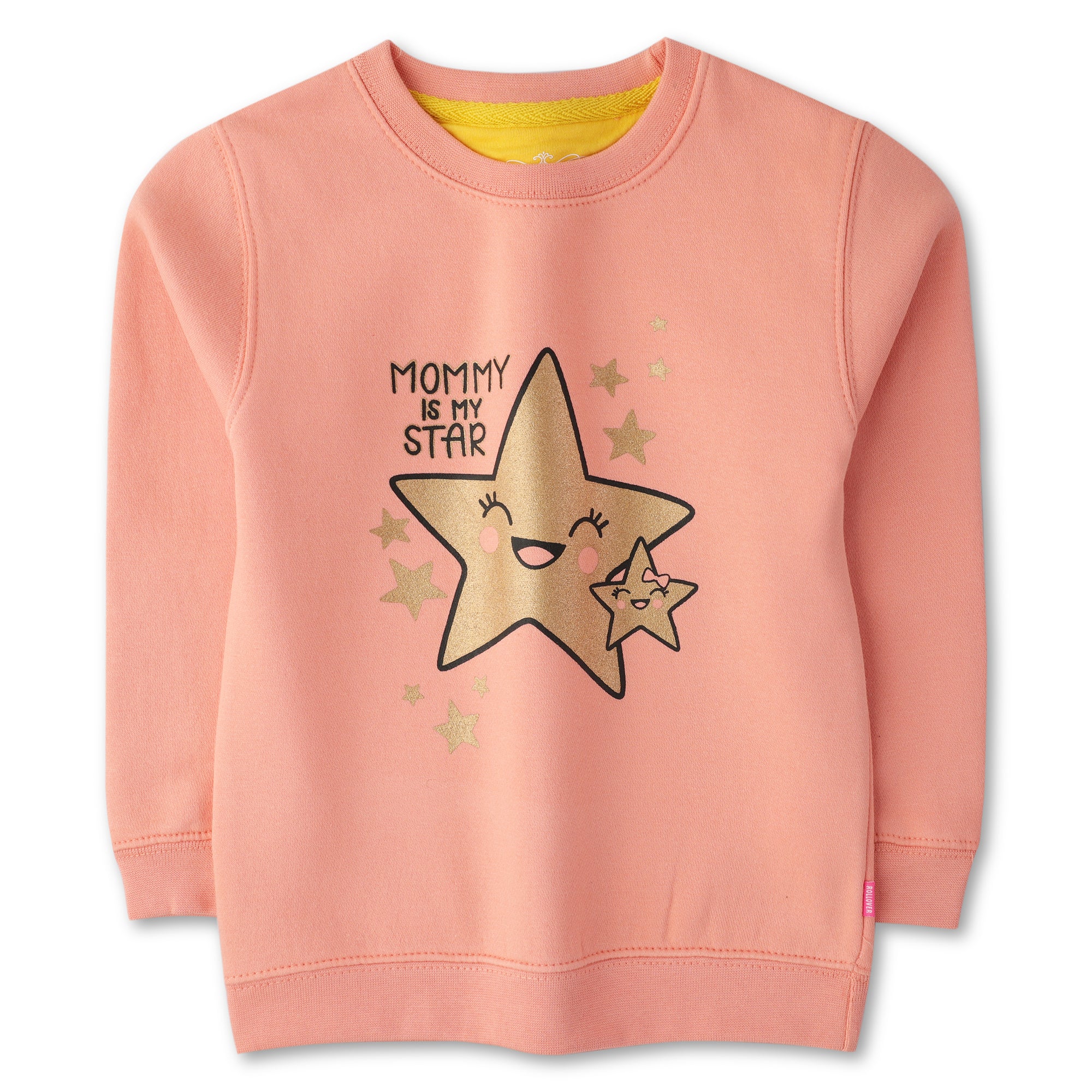 Mommy Star Girls Fleece Sweatshirt