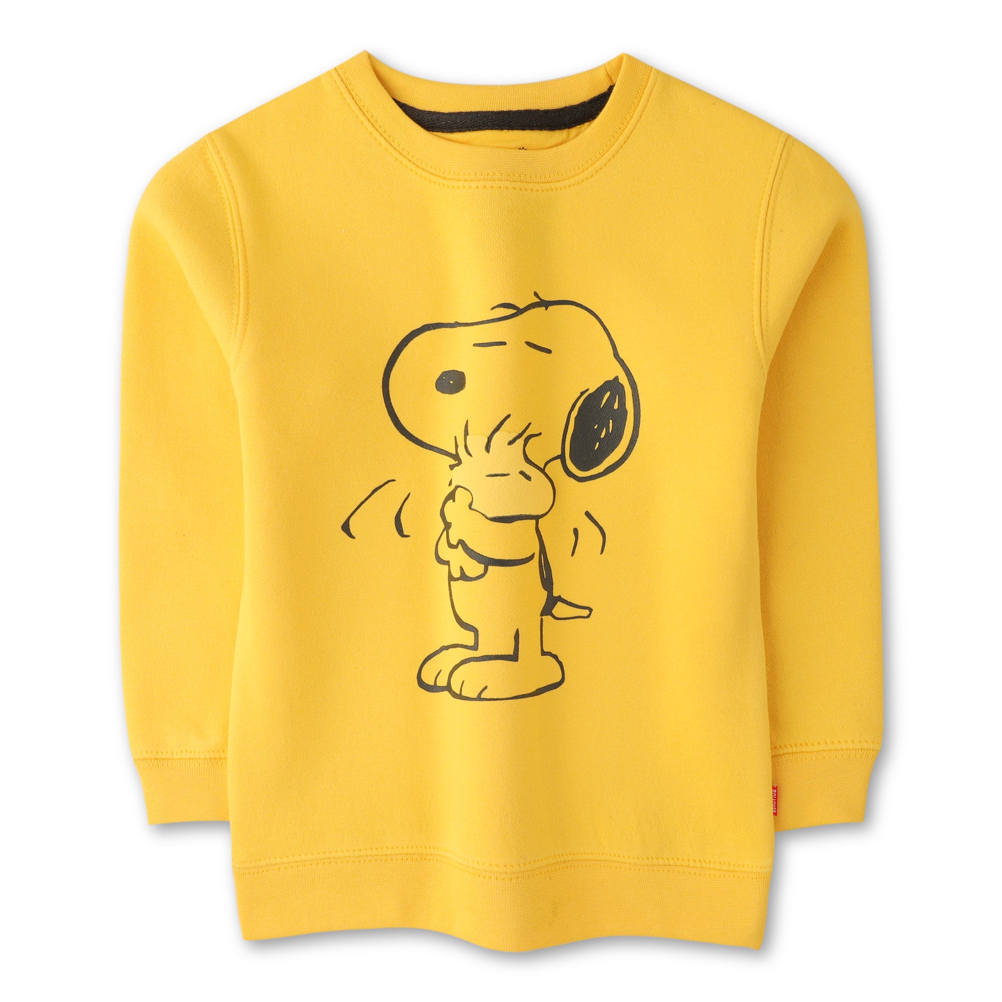 Yellow Snoopy Boys Fleece Sweatshirt