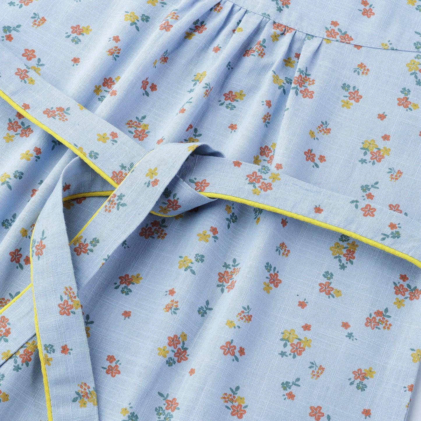 Cloudy Blue Floral Print