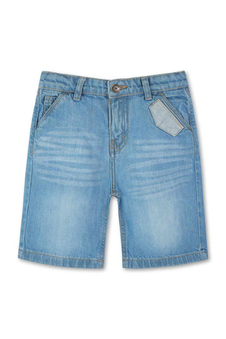 Light denim jean shorts hotsell