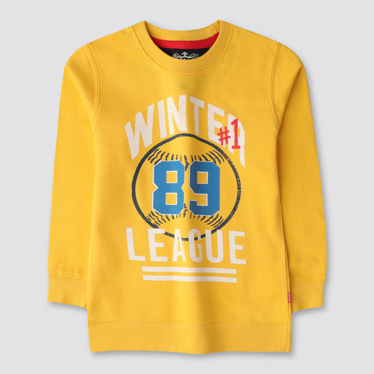 Yellow Boys Terry Sweatshirt